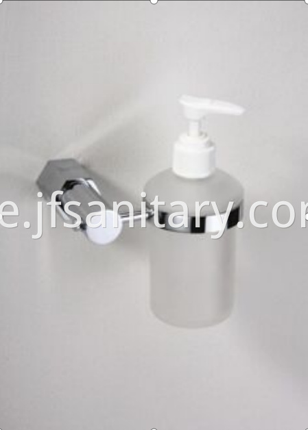 Bathroom Glass Liquid Soap Holder Wall Mounted